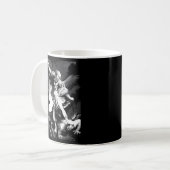 Saint Michael Archangel Angel Katholischer Patron Kaffeetasse (Vorderseite Links)