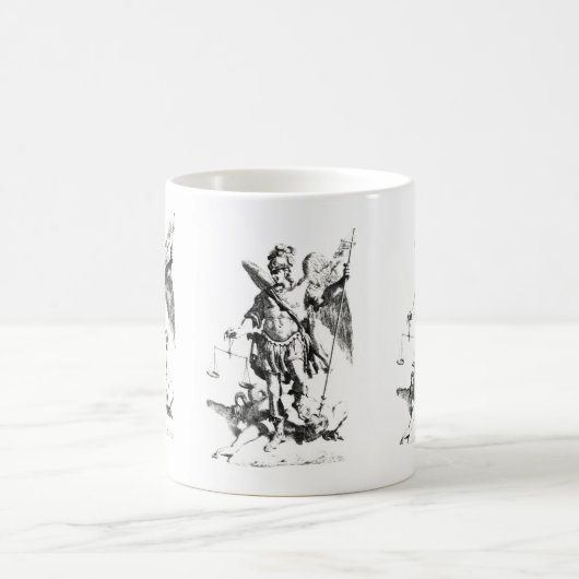 Saint Michael Archangel Coffee Tasse (Mittel)