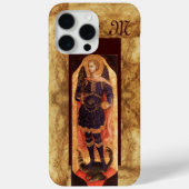 SAINT MICHAEL ARCHANGEL MIT DRAGON-Monogramm Case-Mate iPhone Hülle (Rückseite)