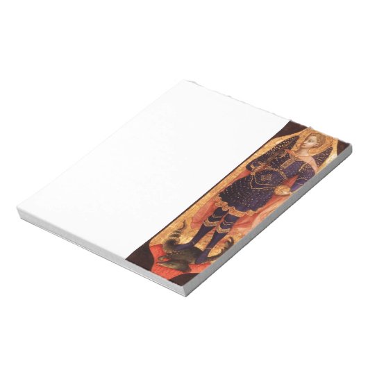 SAINT MICHAEL ARCHANGEL MIT DRAGON NOTIZBLOCK (Rotiert)