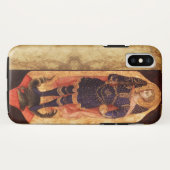 SAINT MICHAEL ARCHANGEL MIT DRAGON OLD PARCHING Case-Mate iPhone HÜLLE (Rückseite (Horizontal))