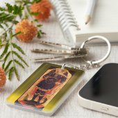 SAINT MICHAEL ARCHANGEL MIT DRAGON SCHLÜSSELANHÄNGER (Vorderseite rechts)