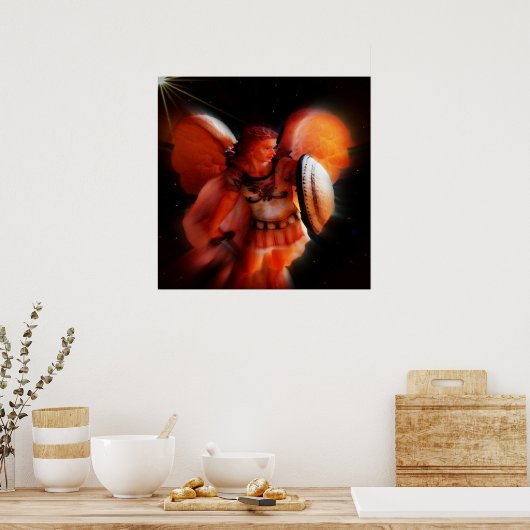 Saint Michael Archangel Poster (Küche)