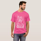 Saint Michael Archangel und der Drache T-Shirt (Vorne ganz)