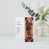 SAINT MICHAEL ARCHANGEL UND DRAGON MONOGRAMM silbe Visitenkarte (Stehend Vorderseite)