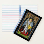 Saint Michael Battles the Beast-Notebook Notizblock (Innen)