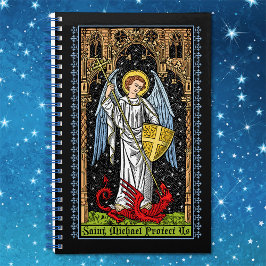 Saint Michael Battles the Beast-Notebook Notizblock