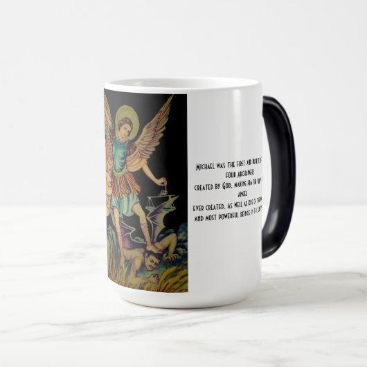 Saint Michael Blessing Tasse (VorderseiteRechts)
