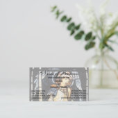 Saint Michael (Buntglas) von Burne Jones Visitenkarte (Stehend Vorderseite)