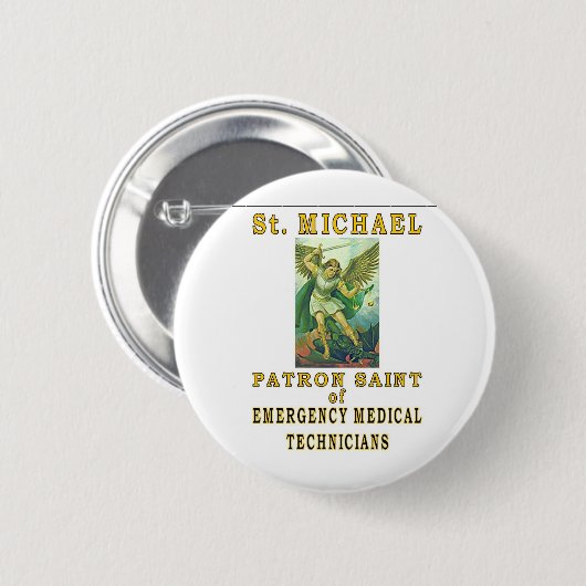 SAINT MICHAEL BUTTON (Vorne & Hinten)