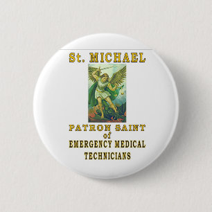 SAINT MICHAEL BUTTON