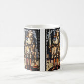 Saint Michael by Sir Edward Coley Burne-Jones Kaffeetasse (VorderseiteRechts)