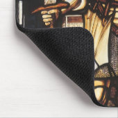 Saint Michael by Sir Edward Coley Burne-Jones Mousepad (Ecke)