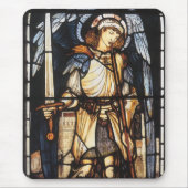 Saint Michael by Sir Edward Coley Burne-Jones Mousepad (Vorne)