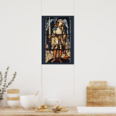 Saint Michael by Sir Edward Coley Burne-Jones Poster (Küche)