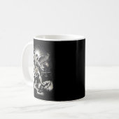 Saint Michael Defeating Satan Archangel Warrior  Kaffeetasse (Vorderseite Links)