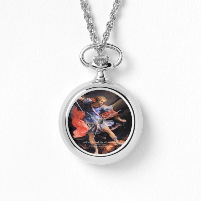 Saint Michael der Erzengel Armbanduhr (Vorderseite)