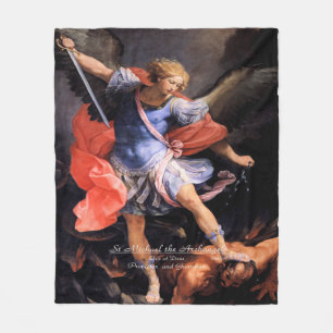 Saint Michael der Erzengel Fleecedecke