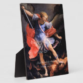 Saint Michael der Erzengel Fotoplatte (Seite)