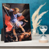 Saint Michael der Erzengel Fotoplatte (Seite)