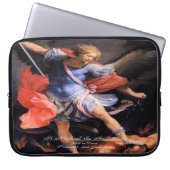 Saint Michael der Erzengel Laptopschutzhülle (Vorderseite)