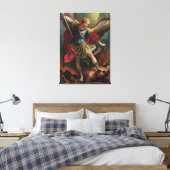 Saint Michael der Erzengel Leinwanddruck (Insitu (Schlafzimmer))