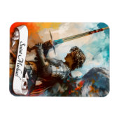 Saint Michael der Erzengel Magnet (Horizontal)