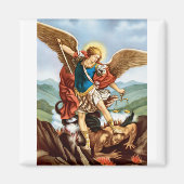 Saint Michael der Erzengel Magnet (Vorne)