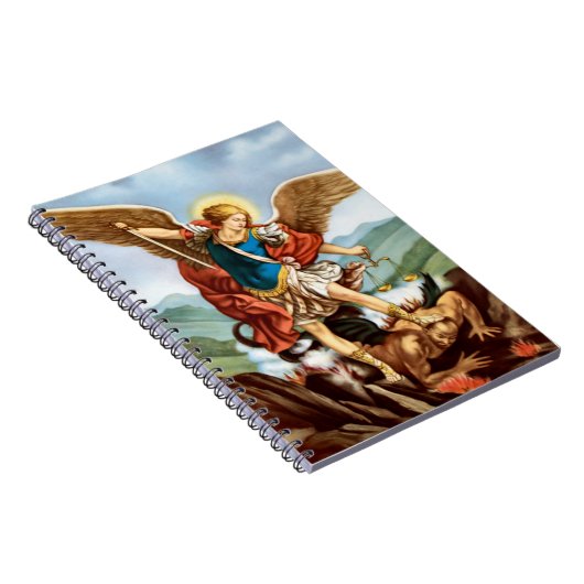 Saint Michael der Erzengel Notizblock (Rechte Seite)