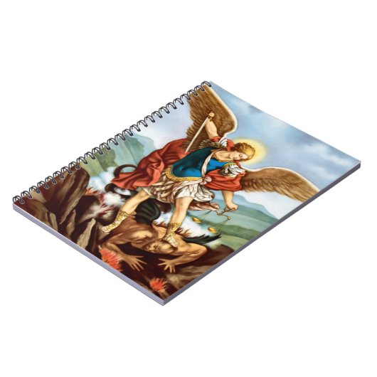 Saint Michael der Erzengel Notizblock (Linke Seite)