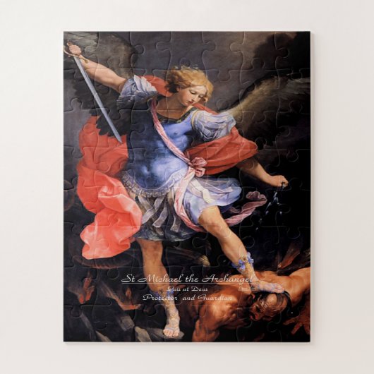 Saint Michael der Erzengel Puzzle (Vertikal)