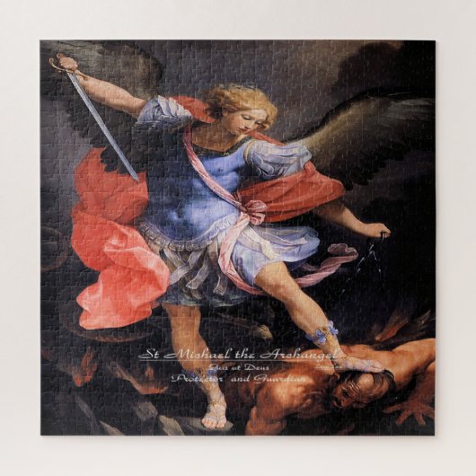 Saint Michael der Erzengel Puzzle (Vertikal)
