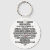 Saint Michael der Erzengel Schlüsselanhänger (Vorderseite)