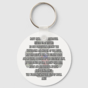 Saint Michael der Erzengel Schlüsselanhänger