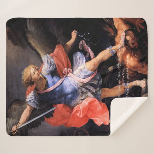 Saint Michael der Erzengel Sherpadecke (Vorderseite (Horizontal))