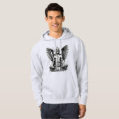 Saint Michael: Esoteric Guardian-Design Hoodie (Vorne ganz)