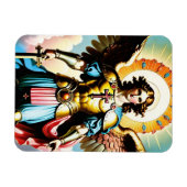 Saint Michael flexible Magnet, katholisch Magnet (Horizontal)