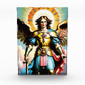 Saint Michael Foto Block, katholisch (Vorderseite)