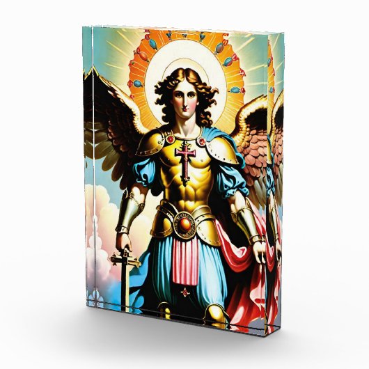 Saint Michael Foto Block, katholisch (Rechts)