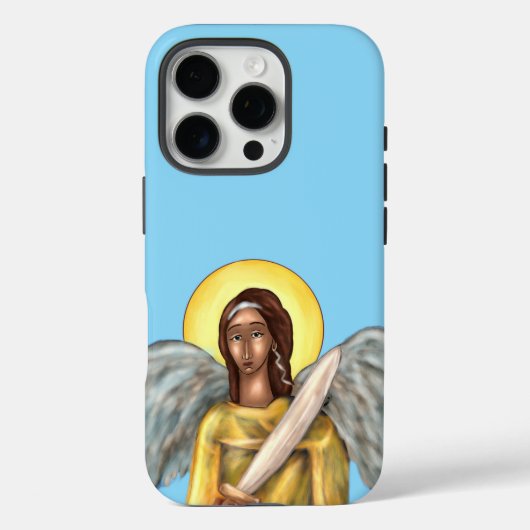 Saint Michael iPhone case (multiple sizes) (Rückseite)