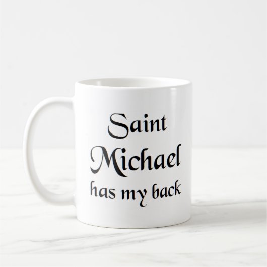 Saint michael LKW-Hut Kaffeetasse (Links)
