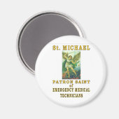 SAINT MICHAEL MAGNET (Vorderseite/Rückseite)