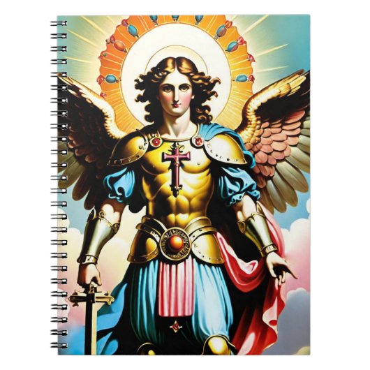 Saint Michael Notebook Notizblock (Vorderseite)