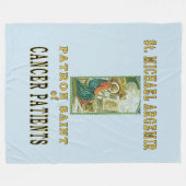 SAINT MICHAEL OF ARGEMIR FLEECE BLANKET (Vorderseite (Horizontal))