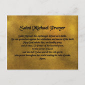 Saint Michael Postcard Postkarte (Vorderseite)