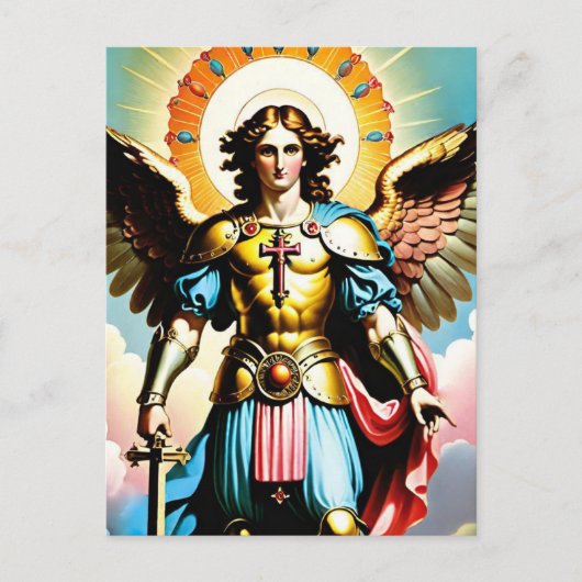 Saint Michael Postcard Postkarte (Vorderseite)