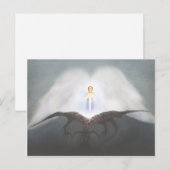 Saint Michael Postkarte (Vorne/Hinten)