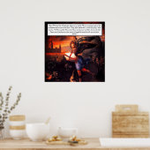 Saint Michael Prayer Poster (Küche)