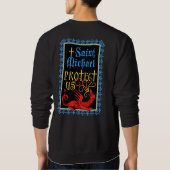 Saint Michael Protect Us Sweatshirt (Rückseite)