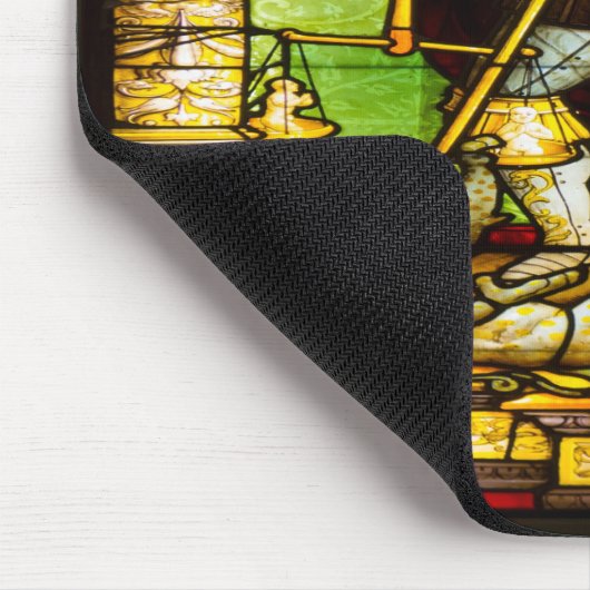 Saint Michael schützt uns Mousepad (Ecke)